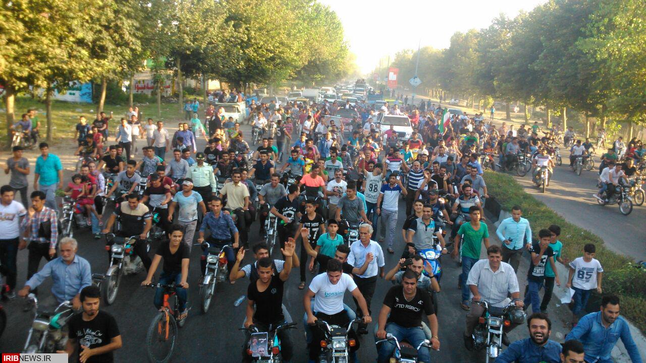 استقبال گرم جویباری ها از ورزشکاران المپیکی