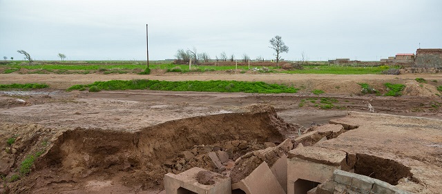 مسدود شدن راه ارتباطی چهار روستای خوشاب