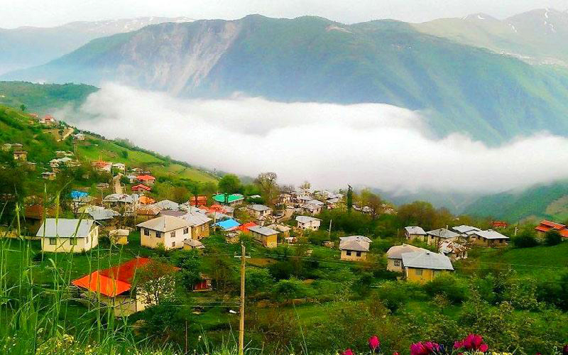 گردش مجازی در روستایی بر فراز ابرها