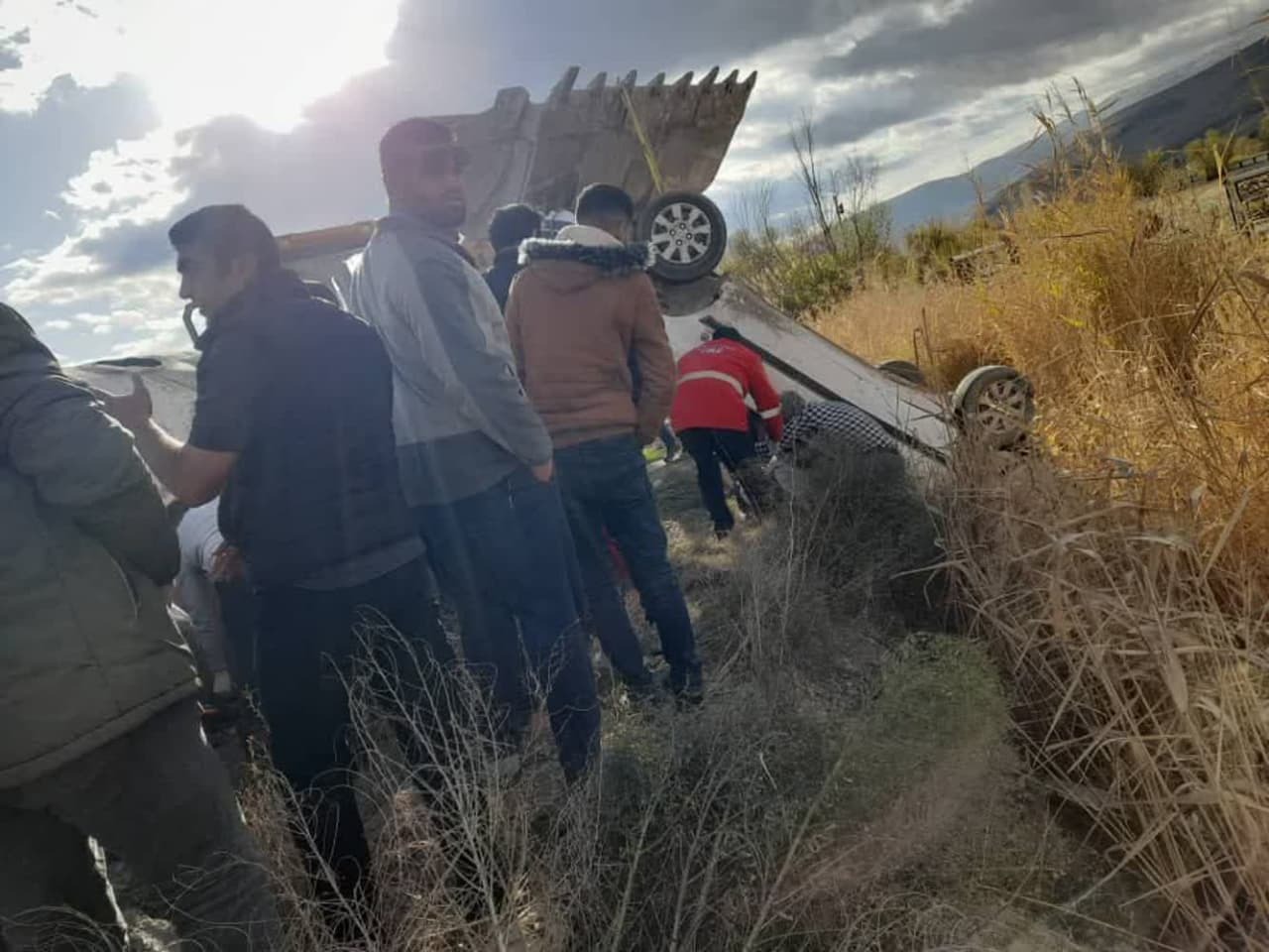 ۱ مصدوم و ۱ فوتی در واژگونی خودرو در جاده ماکو- بازرگان