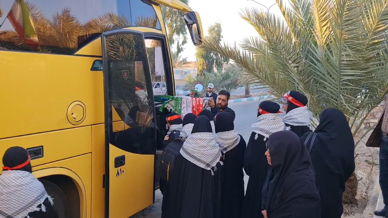 اعزام دانش آموزان دختر دوره متوسطه خوروبیابانک به اردوی راهیان نور