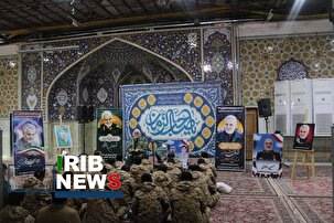 مراسم تجدید میثاق سربازان وطن با سردار دل‌ها در اهواز