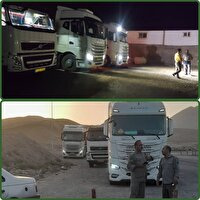 توقیف تریلی حامل زباله در سمنان