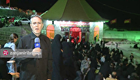 یادمان شهدای گمنام گاوازنگ زنجان میزبان عزاداران حسینی