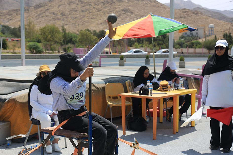 رکوردگیری پارادوومیدانی بانوان در مجموعه ورزشی آفتاب انقلاب