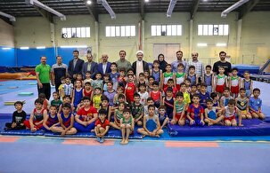 بازدید نماینده ولی فقیه از هیئت‌های کاراته، ژیمناستیک و تنیس روی میز قزوین