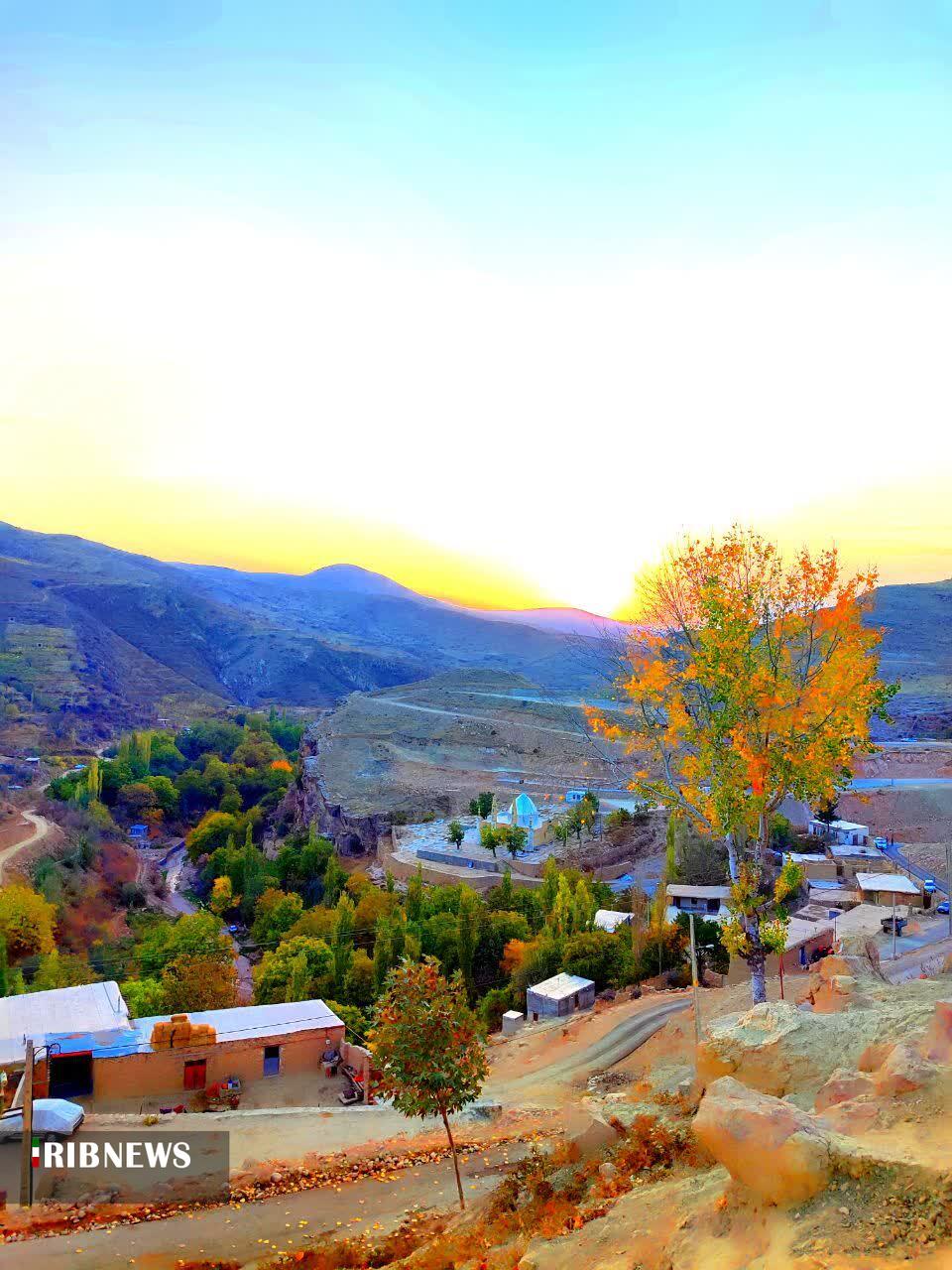 حال و هوای پاییزی در روستای درصوفیان بجنورد