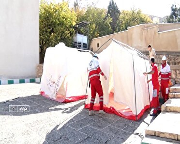 برگزاری مانور پدافند غیرعامل در صدا و سیمای مهاباد