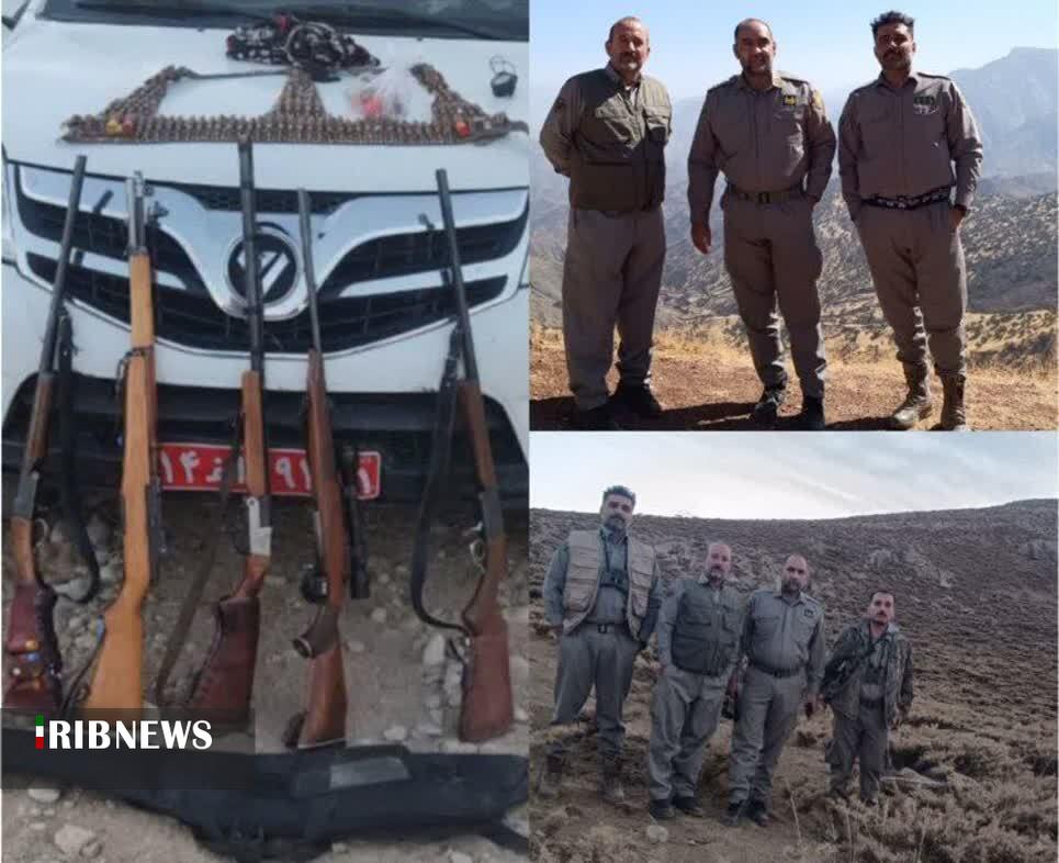 دستگیری متخلفان زیست محیطی در گرین لرستان دستگیری متخلفان زیست محیطی در گرین لرستان