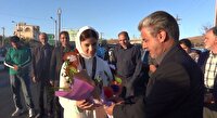 استقبال از ورزشکار نهاوندی دارنده نشان طلای آسیایی