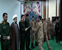 تجلیل از سربازان نمونه در مهاباد