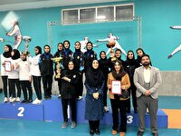 بانوان فارس بر سکوی سوم مسابقات شمشیربازی کشور