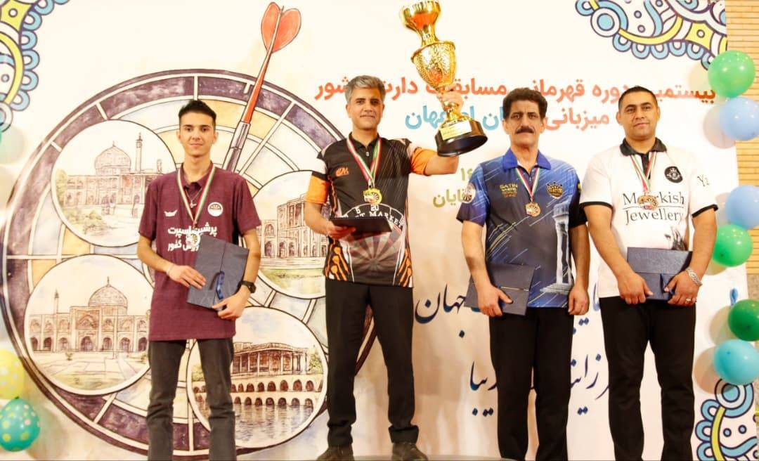 کسب نشان برنز دارتر فارسی در آوردگاه بزرگسالان کشور