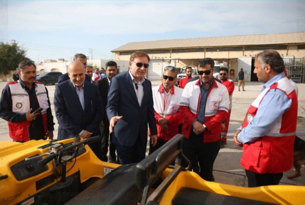 ارزیابی آمادگی هلال احمر برای شرایط جوی پیش‌رو