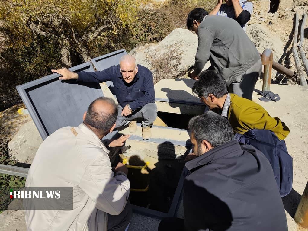 تامین آب روستا‌های بویراحمد با بهسازی چشمه‌ها